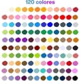 thumbnail image 3 of 120 Colores Plumones Tucorresi Doble Punta Pincel No Toxico, 3 of 3