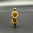 thumbnail image 4 of 2.28 inch Chinese brass engraving Chairperson Mao Zedong statue exquisite, 4 of 10