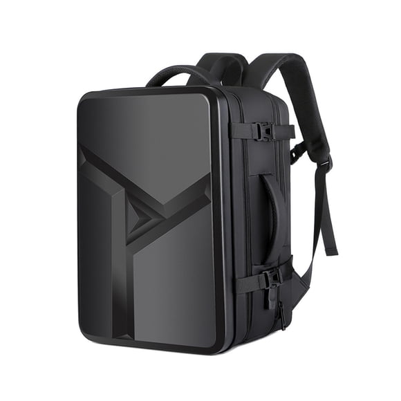 Mochila rígida para hombre, ideal para viajes de negocios y desplazamientos diarios. Negro
