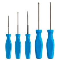 CHANNELLOCK SP-5H 5 Piece Professional Screwdriver Set, Precision Machined Non-Magnetic, Made in USA, Molded Tri-Lobe Grip