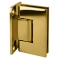 thumbnail image 3 of CRL GEN337BR Polished Brass Geneva 337 Series Adjustable Wall Mount Full Back Plate Hinge, 3 of 12