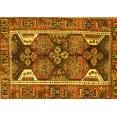 thumbnail image 1 of Ahgly Company Machine Washable Indoor Rectangle Persian Yellow Traditional Area Rugs, 2' x 3', 1 of 4