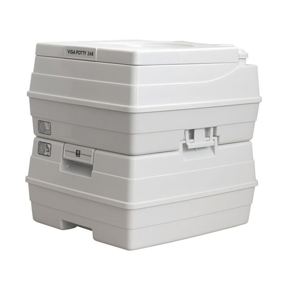 Toilette Visa Potty, 24 litres, gris