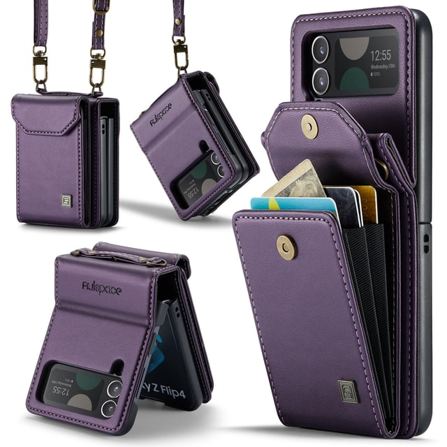 Funda bandolera compatible con ASAPDOS para Samsung Galaxy Z Flip 3