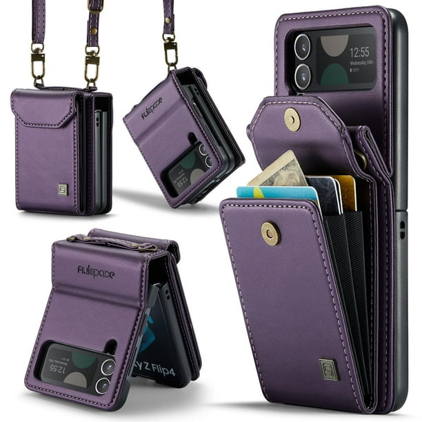 Funda bandolera compatible con ASAPDOS para Samsung Galaxy Z Flip 3