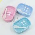 thumbnail image 1 of Microwave Wheat Straw Bento Box BPA Free Food Storage Container Fruit Food Food Container Lunch Box for Kids H7092-pink, 1 of 6