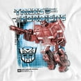 thumbnail image 2 of Transformers 40th Anniversary Optimus Prime Box Unisex Infant Snap Suit for Baby, White, Small, 2 of 3
