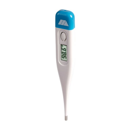 Mabis Digital Thermometer for Fever, 60-Second Oral and Rectal Thermometer for Adults and Kids,