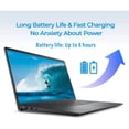 thumbnail image 6 of Dell Inspiron 15 Laptop, 15.6" FHD Touchscreen, Intel 10-Core i5-1334U, 32GB RAM, 1TB SSD, Wi-Fi 6, Win 11 Pro,Numeric Keypad, Long-Battery Life, Black, 6 of 8