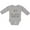 AC-Heather Grey, variant on Inktastic My Daddy Loves Me Boys or Girls Long Sleeve Baby Bodysuit