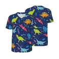 thumbnail image 3 of Daiia Dinosaurs Mens Baseball Jersey Button Down Shirts Short Sleeve Sports Uniforms-Medium, 3 of 9