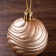 thumbnail image 5 of 2026 Christmas Indoor Home Decor 62PCS Champagne Gold Christmas Ball Ornaments Set Shatterproof Xmas Tree Decorations Baubles With Snowflake Leaf Cones, 5 of 7