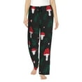 thumbnail image 2 of Lsque Amanita Mushroom Print Women's Pajama Pants, Lounge Pant - Comfortable Home Wear,Elastic Waistband, Stylish Design-XX-Large, 2 of 9