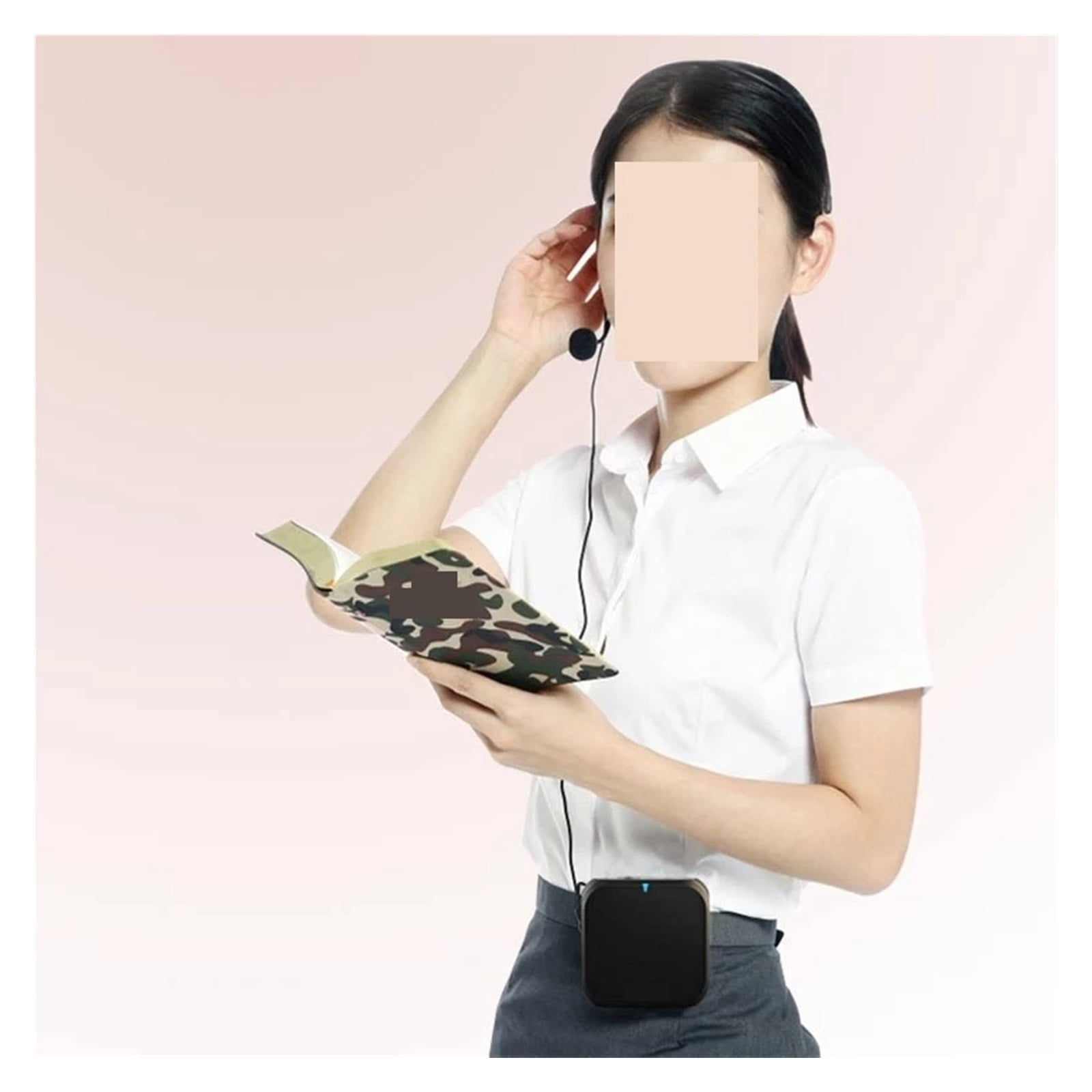 Voice Sound Audio Amplifier Bullhorn Megaphone Loudspeaker For Portable Loud Speaker With Wired Microphone Teacher ,Easy to Operate