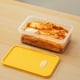thumbnail image 1 of Caja de almacenamiento de kimchi de gran capacidad, 1650 ml, de plástico de grado alimenticio, sellada y con tapa | Contenedor rectangular transparente para guardar verduras y frutas en el, 1 of 6