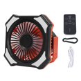 thumbnail image 1 of High quality Portable Rechargeable Fan Cordless Battery Powered Fan with LED, 1 of 5