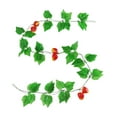 thumbnail image 6 of Tongina Artificial Flower Greenery Rattan Fake Leaves Rattan for Garden Decoration Artificial Fruit Leaves Rattan Vine for Party Home Strawberry, 6 of 8
