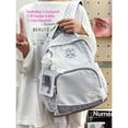 thumbnail image 2 of JKCCZLL Y2k Backpack Whimsical Backpack Cute Stripe Bookbag Japanese Medium Daypack Cutecore Supplies,Striped Star, 2 of 6