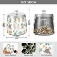 thumbnail image 2 of Yayeee Ashtray with Lid for Cigarette Smokeless Stainless Steel Home Ash Holder, Cute Animal, 2 of 7