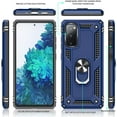 thumbnail image 3 of Compatible for Samsung Galaxy S20 FE/S20 FE 5G Case 6.5-inch with HD Screen Protector,  Military-Grade Protective Phone Case with Magnetic Kickstand Ring for Samsung S20 FE/S20 FE 5G Blue, 3 of 15