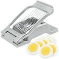 thumbnail image 6 of Ihvewuo Egg Slicer Cutter for Hard Household Stainless Steel Egg Cutter, Cooker Cutter, Mini Manual Slicer for Boiled Eggs Ham Mushroom Strawberry Soft Fruit (Silver), 6 of 14