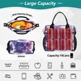 thumbnail image 4 of Skeleton and Butterflies Cooler Bag Lunch Bag Soft Cooler Cooling Tote Insulated Lunch Box for Adult Men Women, 4 of 6