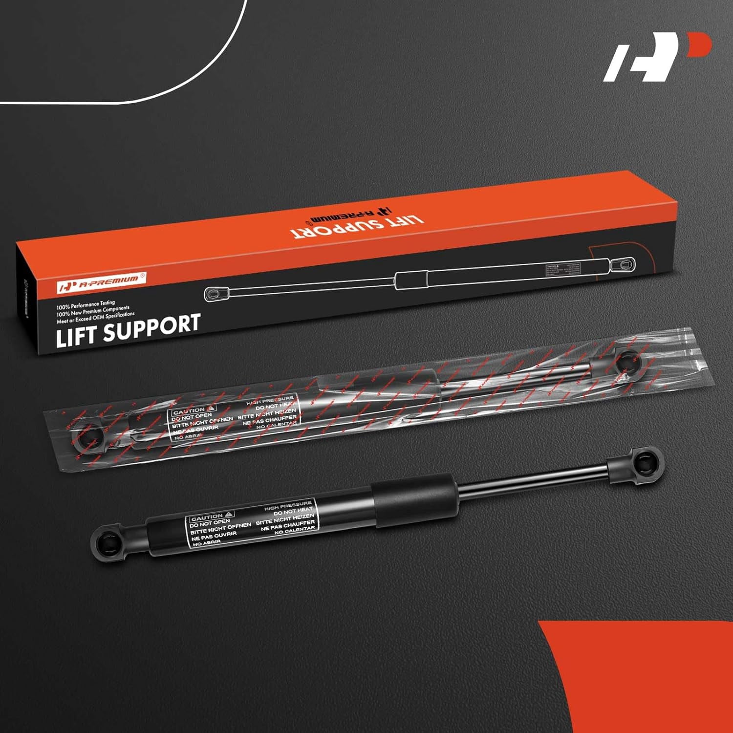 A-Premium Hood Bonnet Lift Supports Shock Struts Replacement for Porsche 911 2006-2011 Boxster Cayman 2005-2012 2-PC Set
