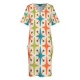 thumbnail image 3 of Vestido de fiesta horizontal con bolsillos para mujer, ropa de lujo, decoración moderna de mediados de siglo., 3 of 6