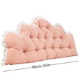 thumbnail image 2 of Bed Backrest Cushion, TOUMENY Ergonomic Headboard Support Pillow, 100cm Soft Lumbar Reading Rest Cushion for Bedroom Bed, 2 of 5