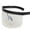 Black frame clear lens, variant on Oversized Mirrored Sunglasses Visor Sunglasses Womens Mens Shield Eyeglasses