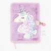 Claire's Diary With Lock For Girls | Dream On Shakey Confetti- Kids Journal Gift Notebook €“ Purple
