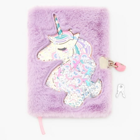 Claire's Diary With Lock For Girls | Dream On Shakey Confetti- Kids ...