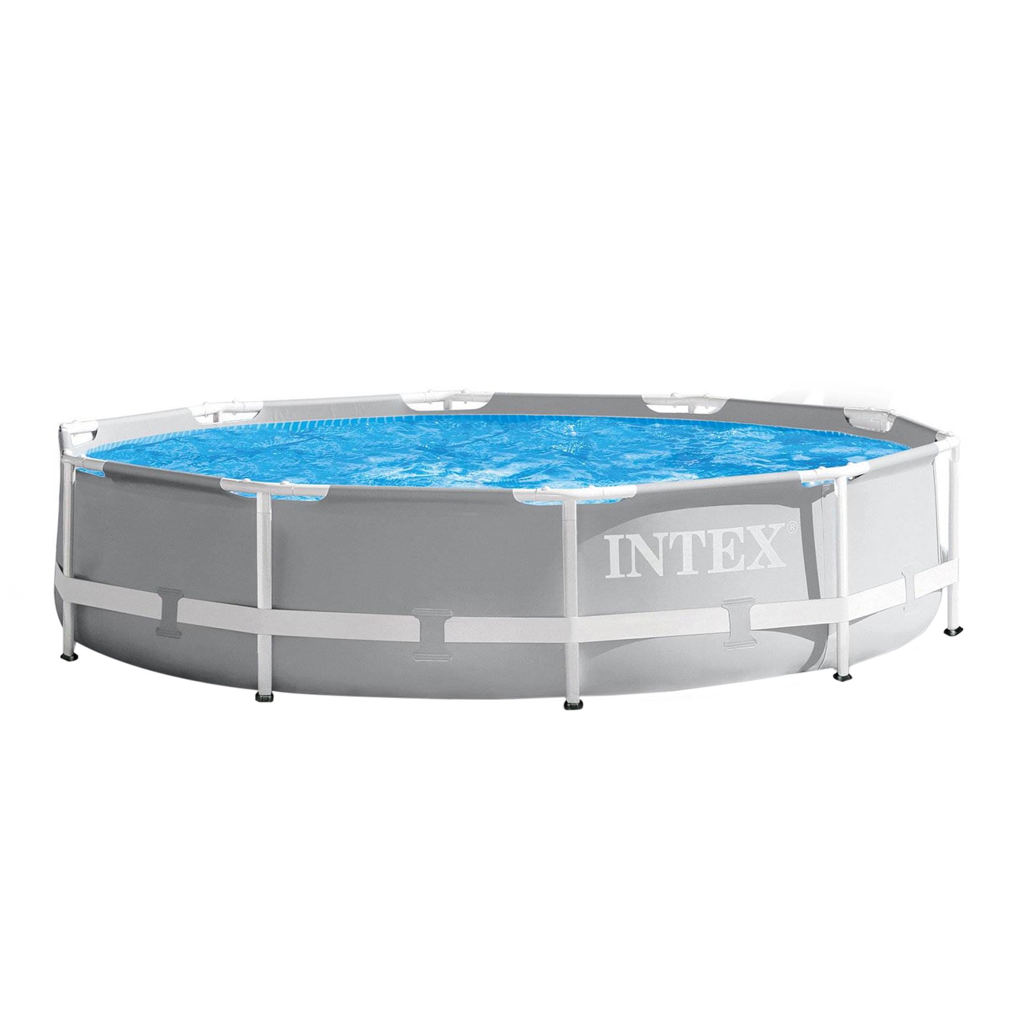 Intex 10' x 30" Above Ground Pool w/ Cartridge Filter Pump, 2 Filters & Cover