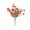 Red, variant on Dongrere 12 Pcs Artificial Flower Bushes, Faux Floral Bouquets for Home Table Window Indoor Fall Decor, 13.8 Inch, Red