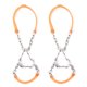 thumbnail image 4 of Zapatos Nieve Hielo Ndcxsfigh 6 Dientes Garras Unisex Antideslizantes Naranja, 4 of 9