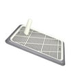 thumbnail image 2 of Puppy Dog Toilet Grid Separated Groove Design ,Portable Dog ,Reusable with Urinary Column Small Dog Training Pads for Training Dog Grey, 2 of 8