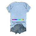 thumbnail image 2 of TYGHBN Summer Tops for Women 2025 Crew Neck Short Sleeve Tops Plus Size Dressy Casual Shirts Blouses Trendy Short Sleeve Tees Women Loose Fit Womens Summer Shirts Women S Tops Short Sleeve Ladies Tee, 2 of 7