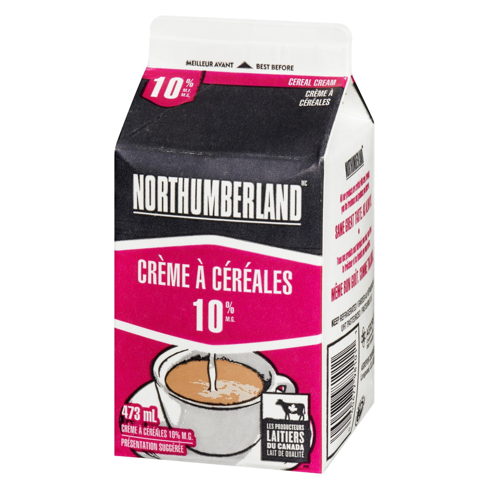 Northumberland 10% Cereal Cream, 473 mL