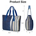 thumbnail image 3 of Tote Bag for Women - Blue Wall with Shoulder Bag - Large Utility Work Duffle Bag with Zipper Handbag for Travel, Work, Sprots, 3 of 5