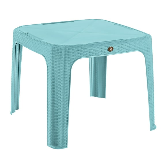 Mesa Rattan Nube Infantil - Azul Feria