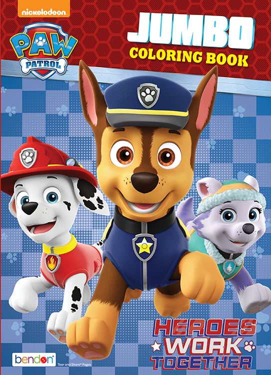 Download Bendon Publishing Paw Patrol Jumbo Coloring Book - Walmart ...