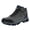 Grey, variant on Men's Hiking Shoes Water Proof Daily Walking Ankle Boots Round Toe Lace Up Trekking Climbing Outdoor Sport Sneakers Size 6.5 Grey