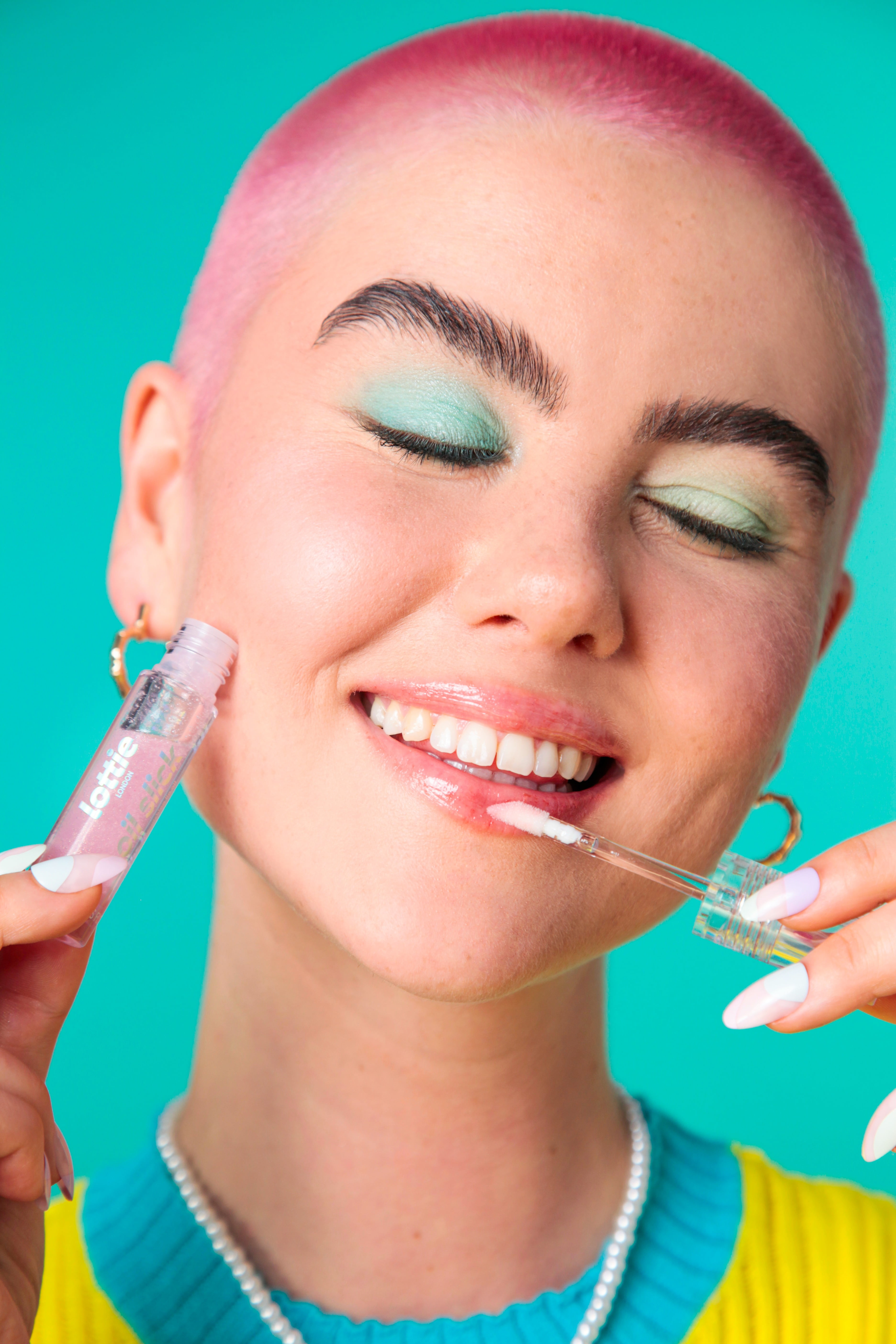 Lottie London Oil Slick, 100% Vegan Lip Oil, Watermelon Sugar, 0.12 fl oz