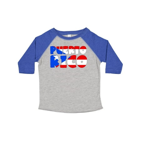 

Inktastic Puerto Rico Flag in Text Gift Toddler Boy or Toddler Girl T-Shirt