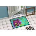 thumbnail image 2 of Carolines Treasures PJC1093MAT Tapis Intérieur et Extérieur Sittin In The Flowers Hibou - 18 x 27 Po., 2 of 4