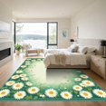 thumbnail image 3 of ODIKA 2'x3' Machine Washable Non-Slip Area Rug, Cottagecore Green High Traffic Rug, Green, 1067489, 3 of 7