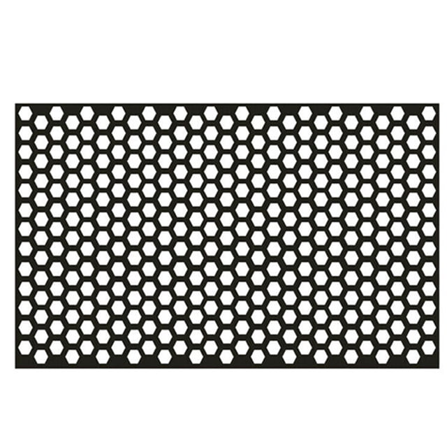 Adhesivo para luz trasera de coche con forma de panal hueco, adhesivo universal para cubierta de lámpara de luz trasera, calcomanía negra