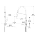 thumbnail image 6 of Keeney MAG78CCP Single Handle Pull-Down Kitchen Faucet, Polished Chrome, 6 of 14