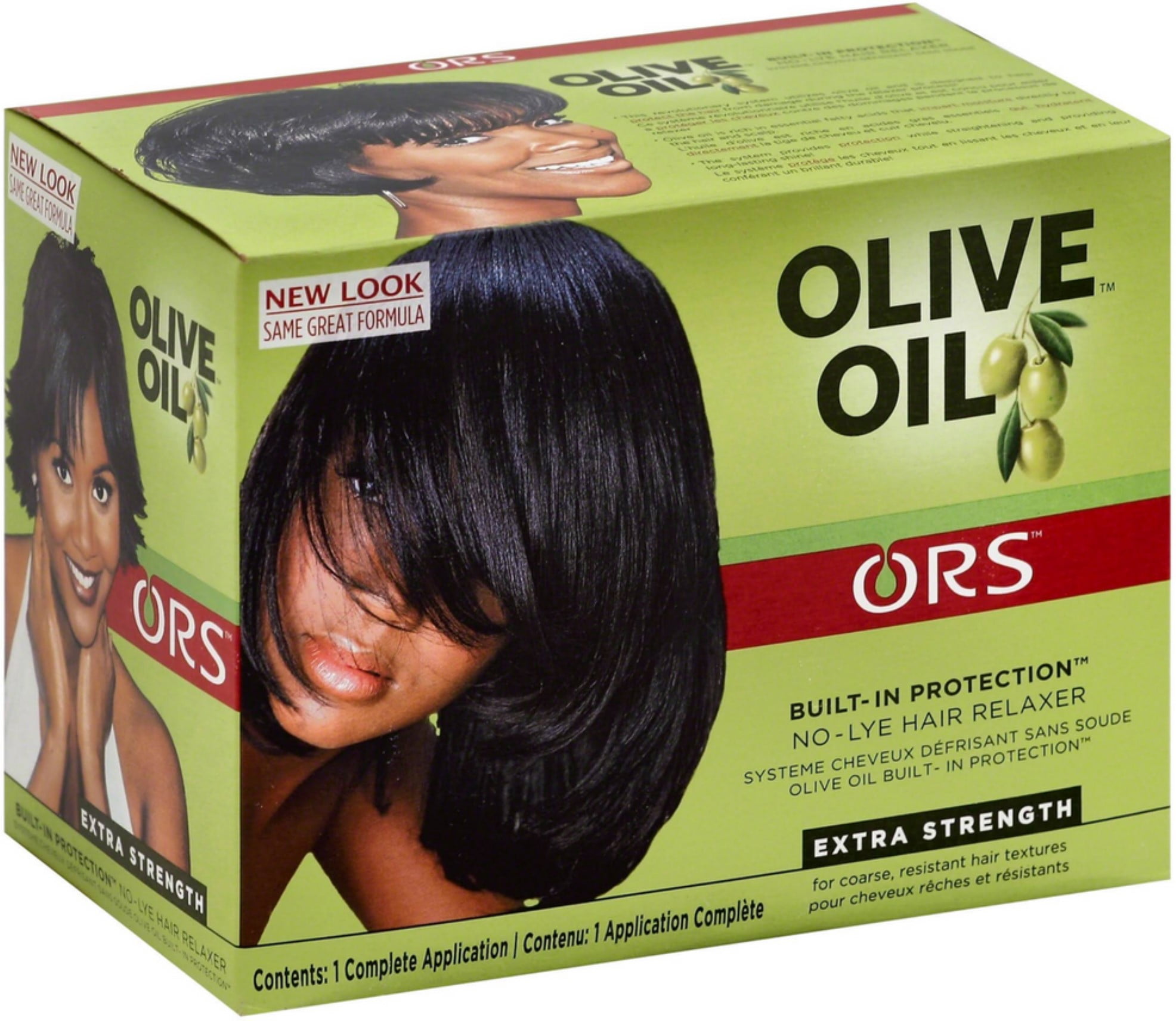 Ors Olive Oil No Lye Relaxer Kit Extra Strength 1 Ea Walmart Com