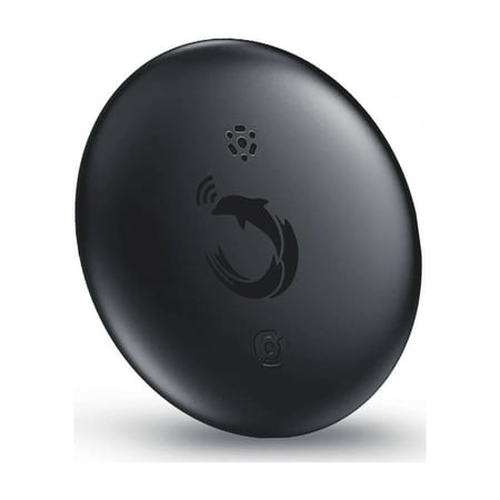 tag8 GPS Smart Tracker for IOS Devices Only, Anti-Lost GPS Locator with App Control, Key Finder, Wallet & Pet Tracker, Wireless Tag with Sound Alert and Location History - Black
